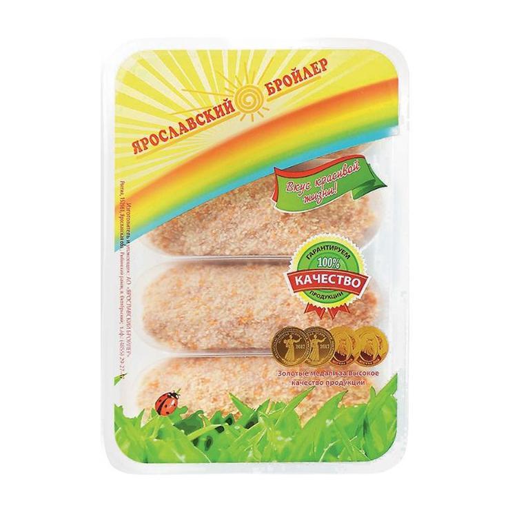 Котлеты Ярославский бройлер питерские охлажденные 430 гр., лоток
