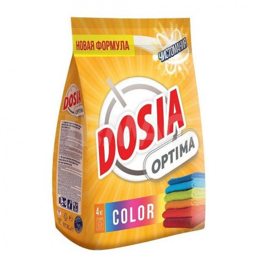 Стиральный порошок Dosia Optima Color для машинной и ручной стирки 1,2 кг., флоу-пак