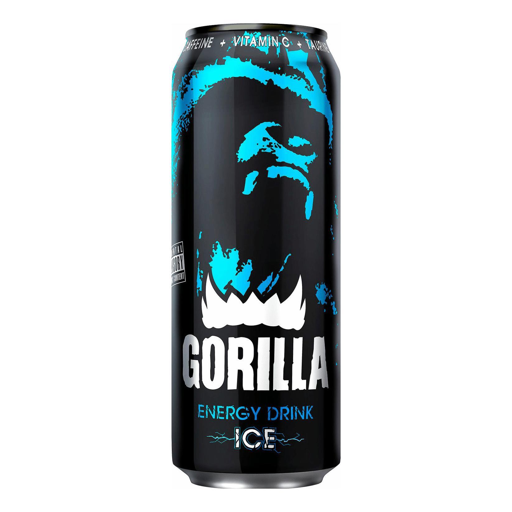 Напиток энергетический Gorilla ледяная мята 450 мл., ж/б