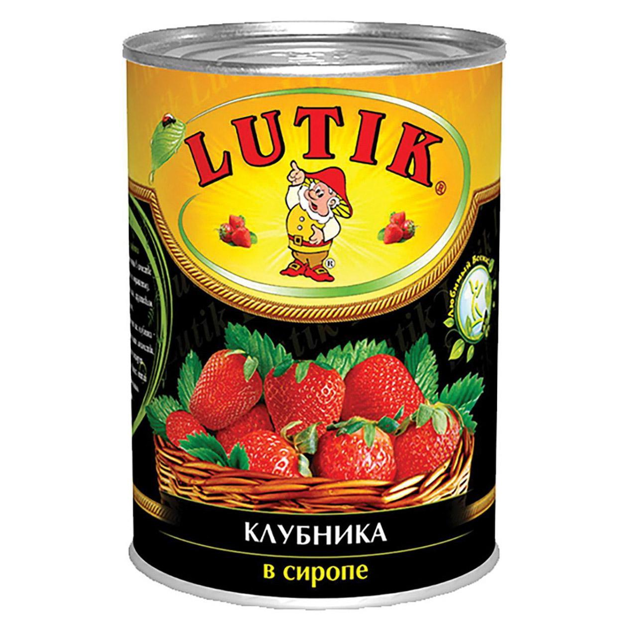 Клубника Lutik в сиропе 425 мл., ж/б