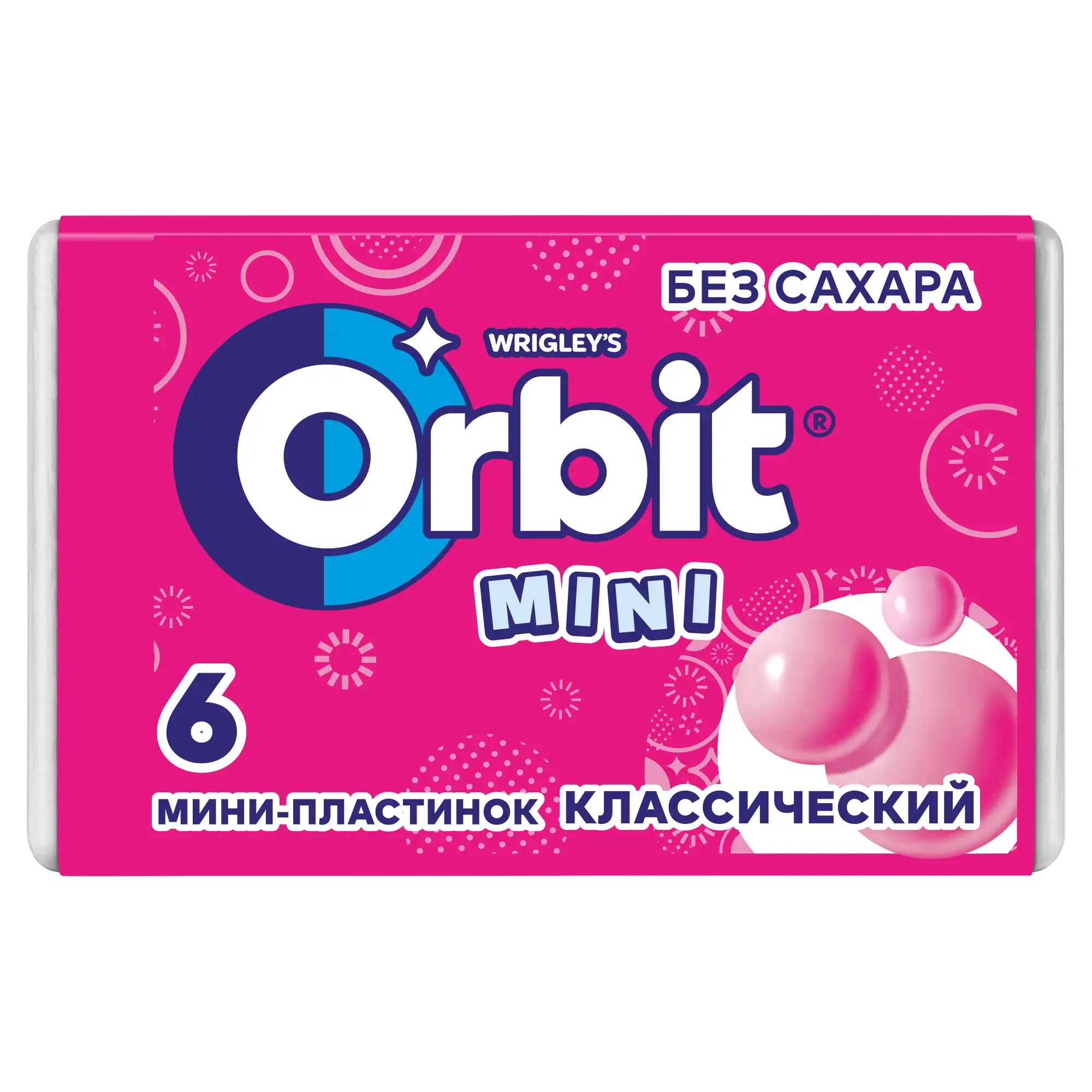 Жевательная резинка Orbit для детей классический 10,2 гр., бумага