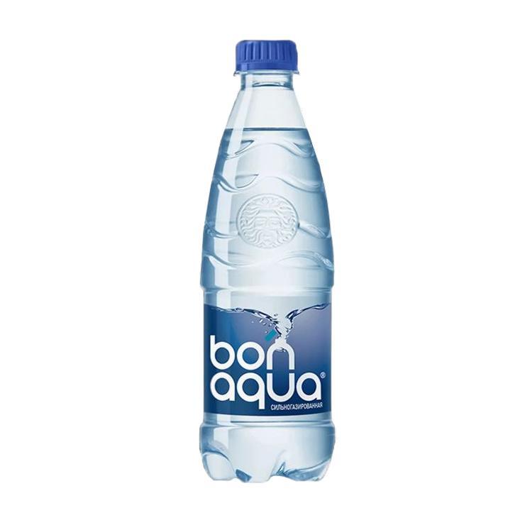 Вода Bon Aqua сильногазированная 1 л., ПЭТ