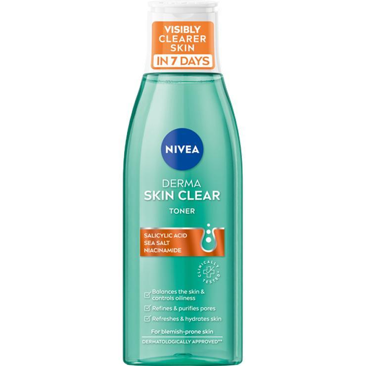 Тоник для лица NIVEA Derma Skin Clear 200 мл., флакон