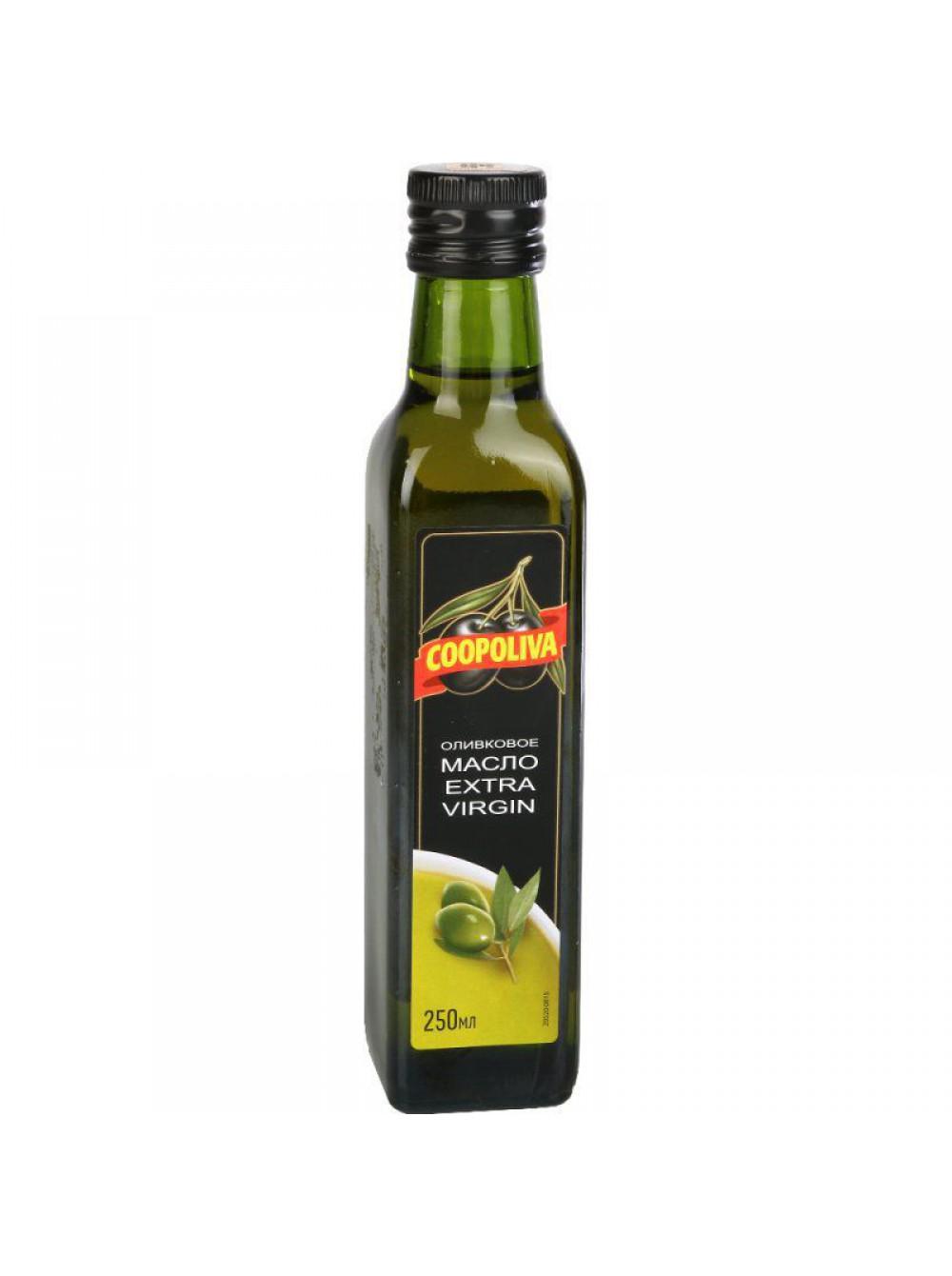Масло оливковое Coopoliva Extra virgin нерафинированное, 250 гр., стекло
