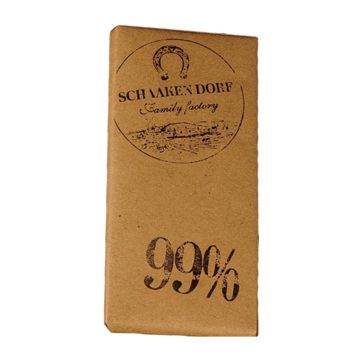 Шоколад ШААКЕН ДОРФ горький 99% 100 гр., обертка