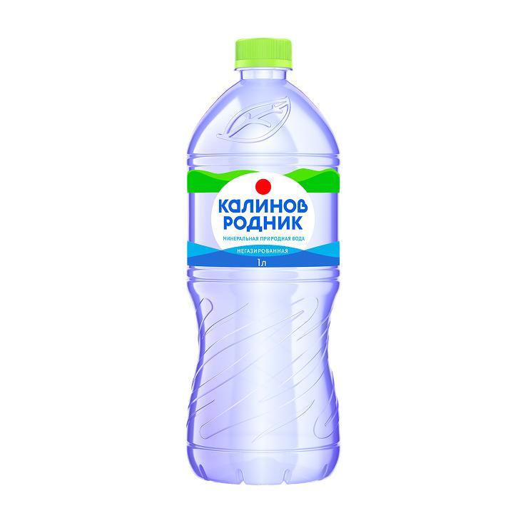 Вода негазированная Калинов Родник минеральная 1 л., ПЭТ