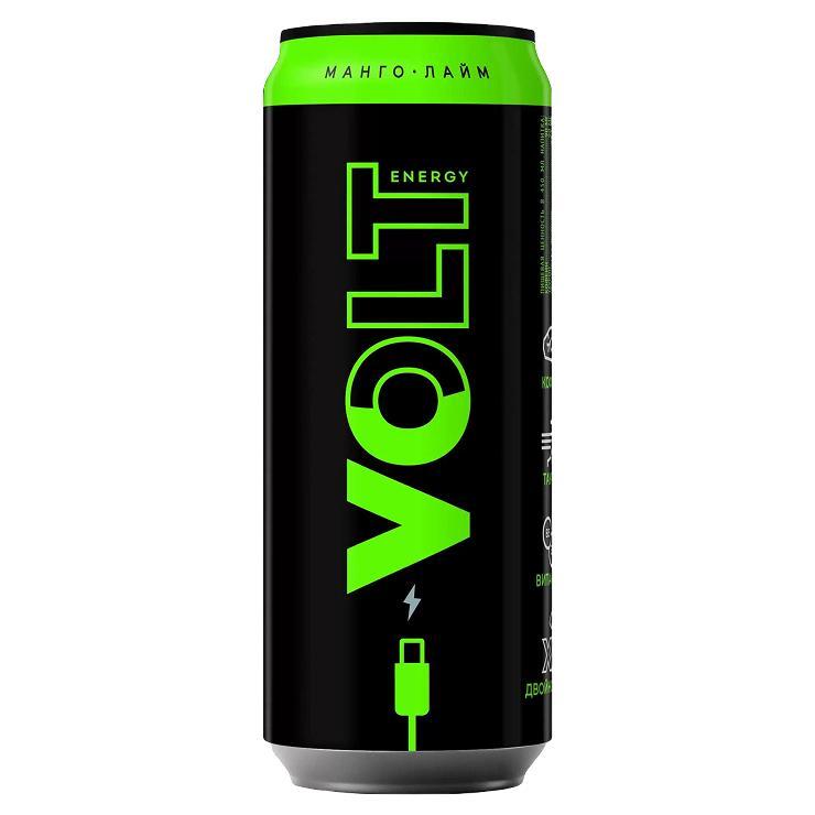 Напиток энергетический Volt Energy манго лайм 450 мл., ж/б