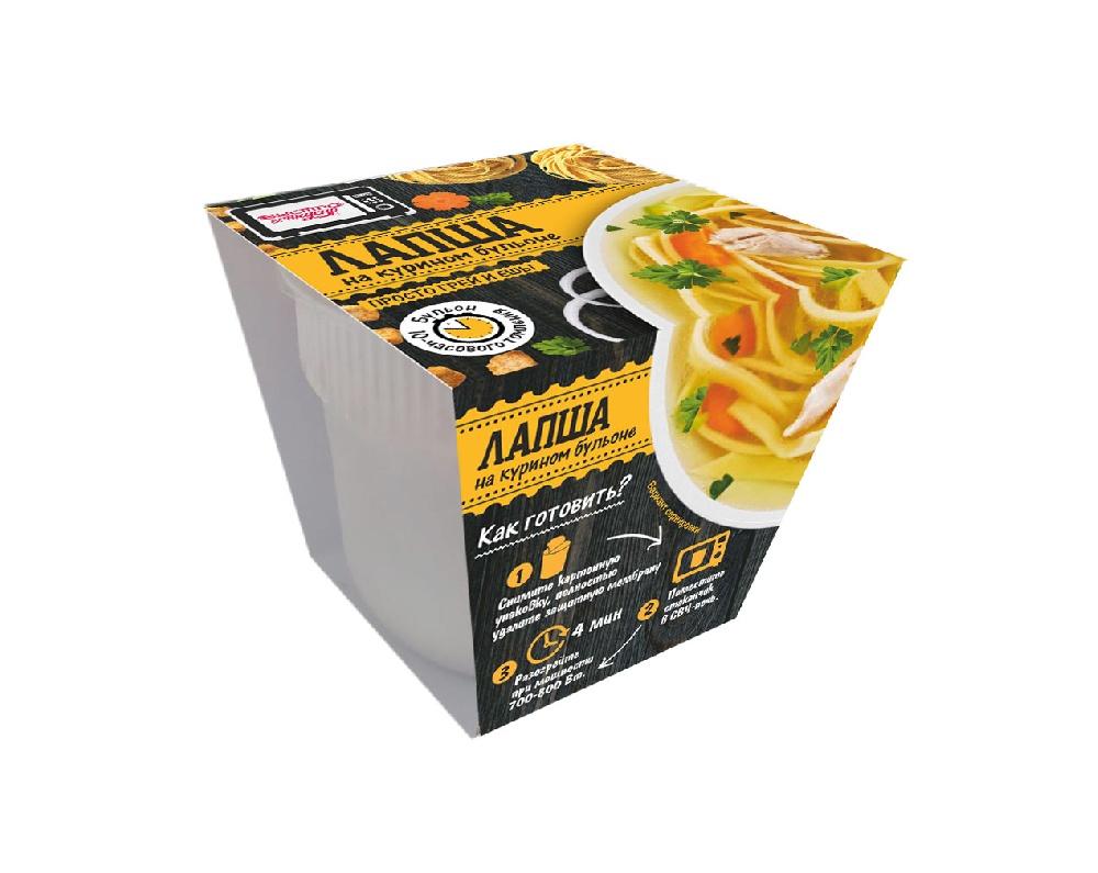 Лапша Быстро&Вкусно на курином бульоне 250 гр., стакан