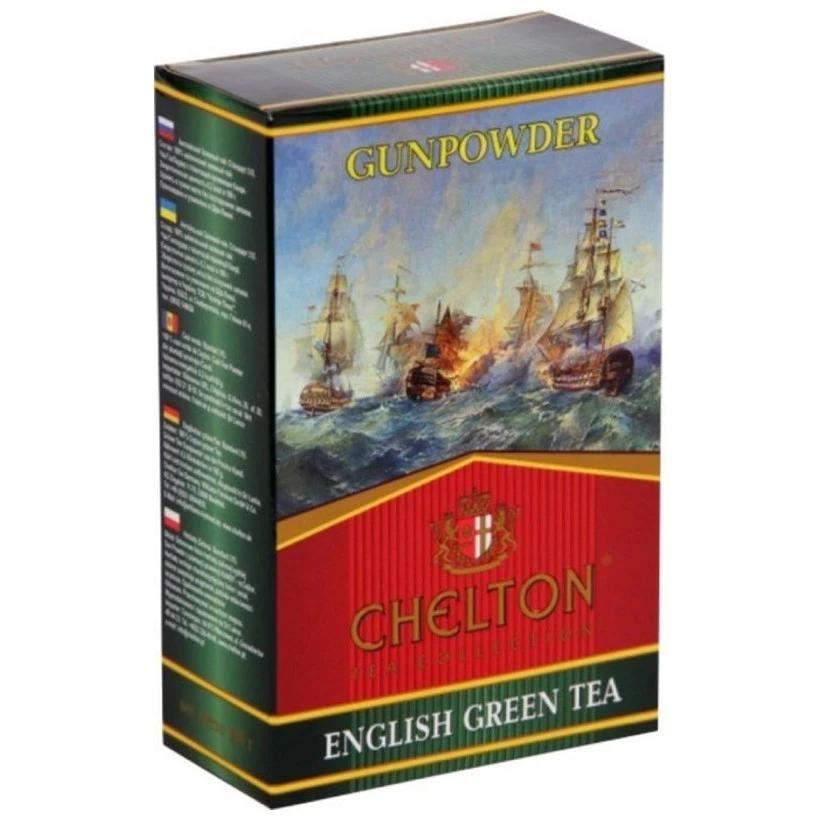 Чай Chelton Gunpowder зеленый крупнолистовой, 100 гр., картон