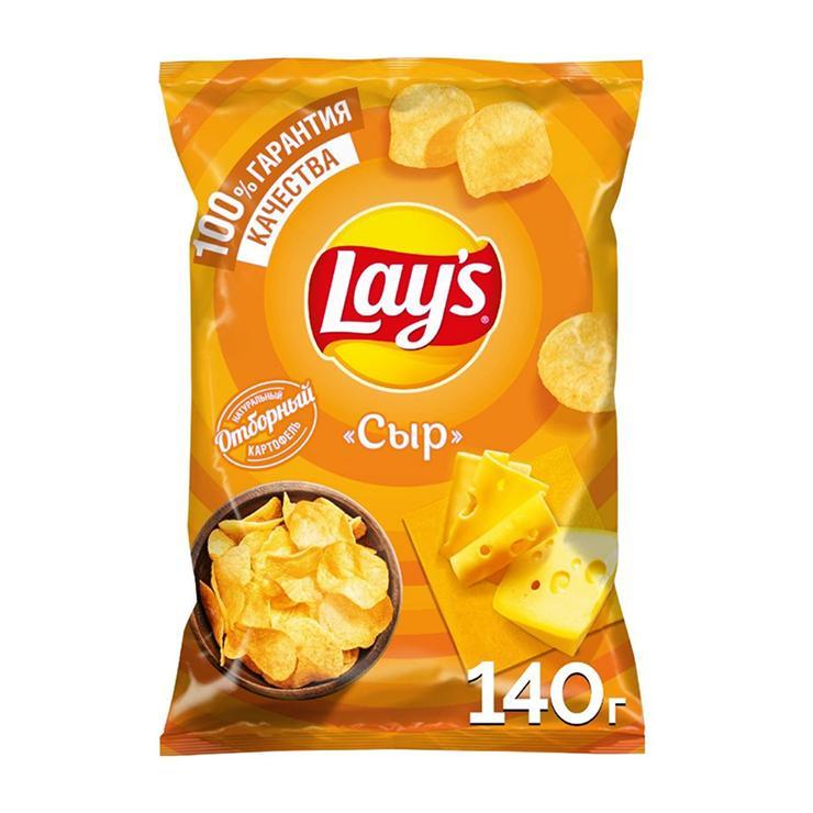 Чипсы Lay's сыр 140 гр., флоу-пак