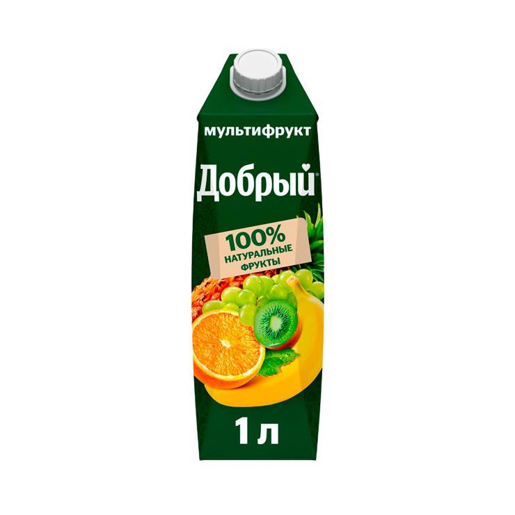 Нектар Добрый мультифрукт 1 л., тетра-пак