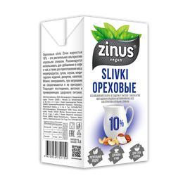 Сливки ZINUS ореховые,1 л, тетра-пак