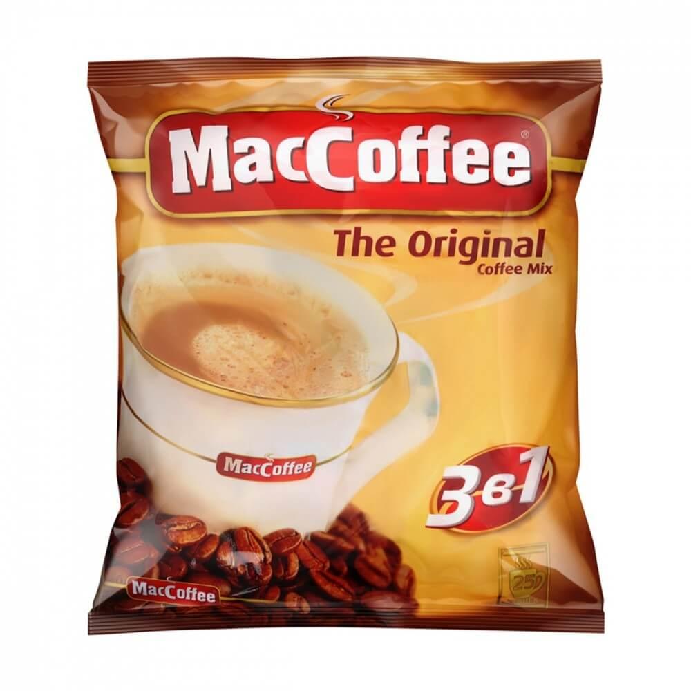 Кофе 3в1 MacCoffee Оригинальный 100х20 гр., флоу-пак