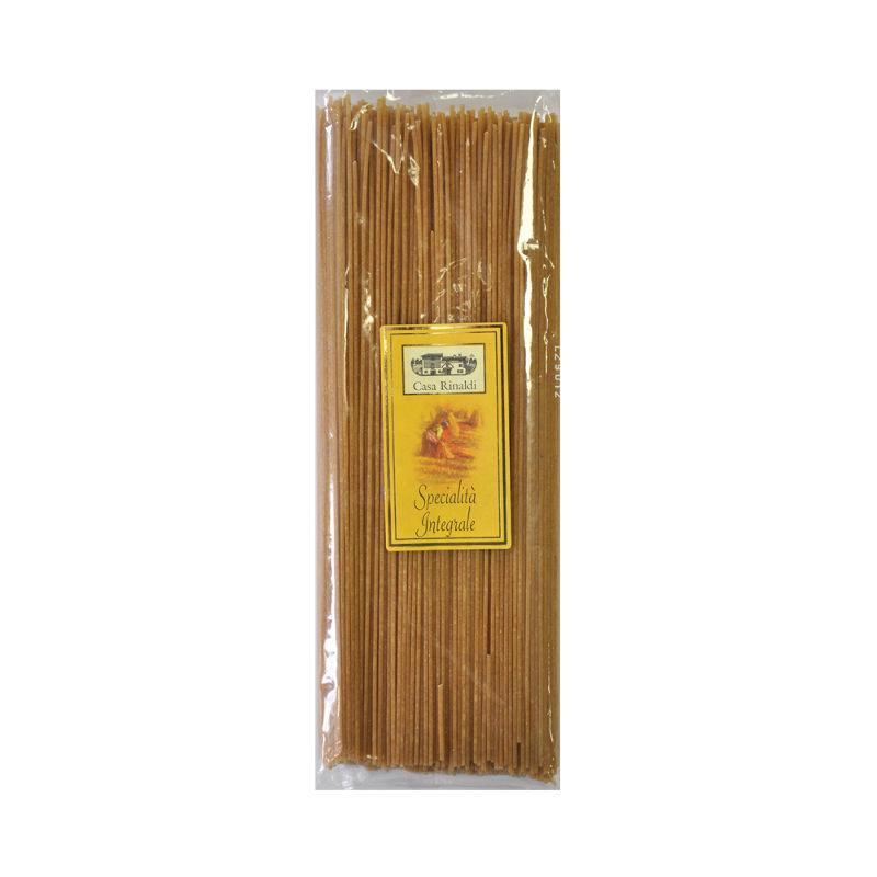 Паста Спагетти из непросеянной муки, Сasa Rinaldi, 500 гр., пластиковый пакет
