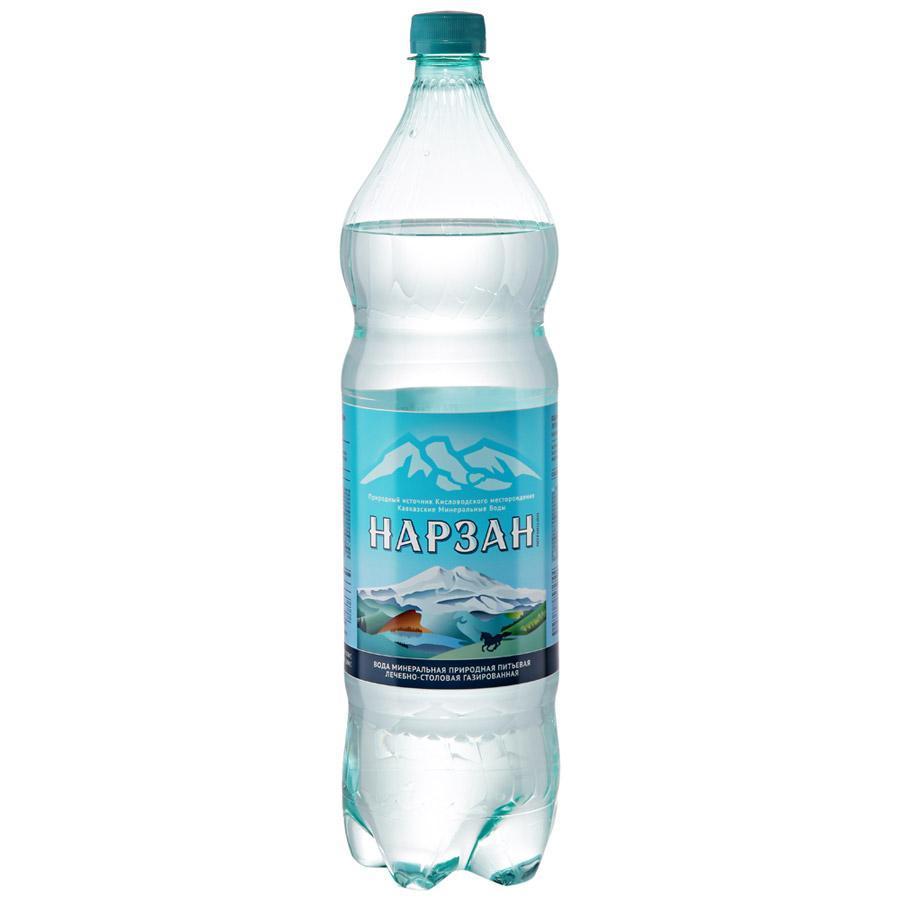Вода газированная Нарзан 1.8 л., ПЭТ