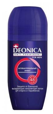 Дезодорант-антиперспирант Deonica For Men Антибактериальный эффект шариковый
