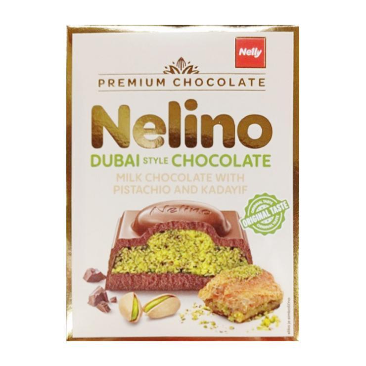Шоколад Nelly Dubai молочный фисташка кадаиф 62 гр., картон