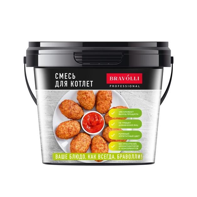 СМЕСЬ для котлет BRAVOLLI Professional 2,1 кг., ведро