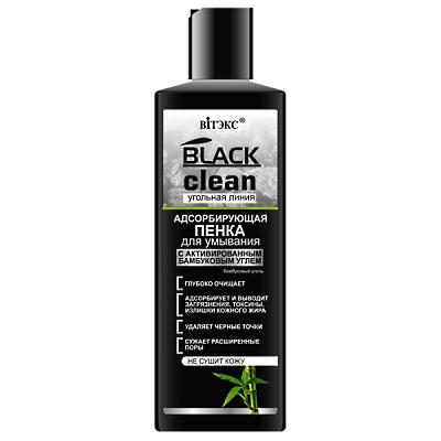 Пенка для умывания Вiтэкс Black Clean адсорбирующая