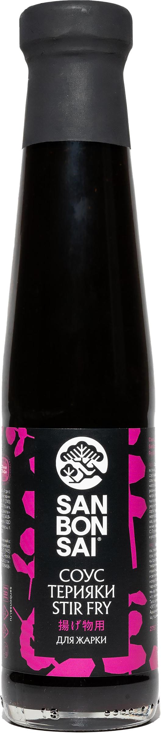 Соус SanBonsai терияки Stir Fry для жарки 275 гр., стекло