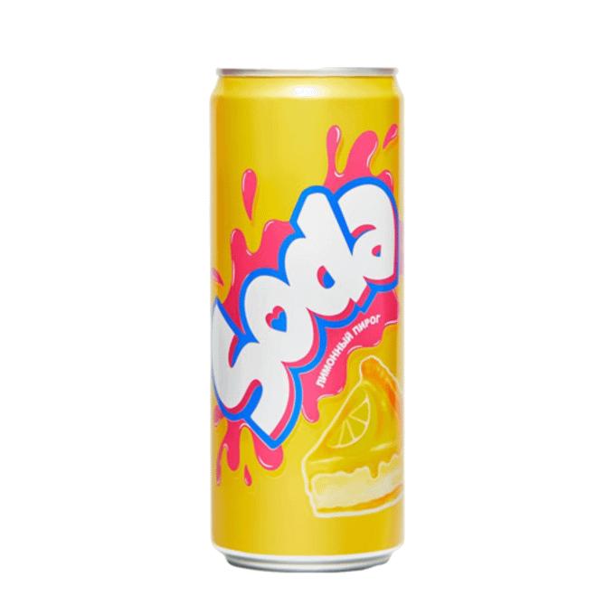 Напиток газированный Дабл Бабл Soda лимонный пирог 330 мл., ж/б