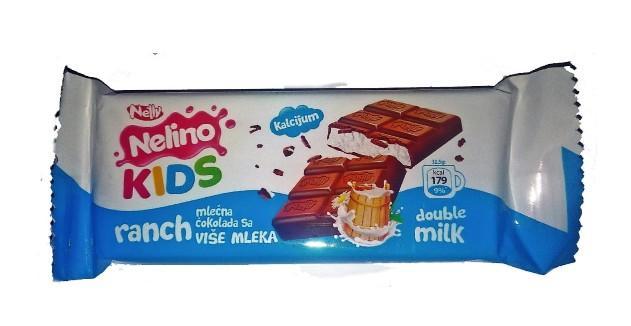 Шоколад Nelino Kids Ranch Double Milk 32.5 гр., флоу-пак