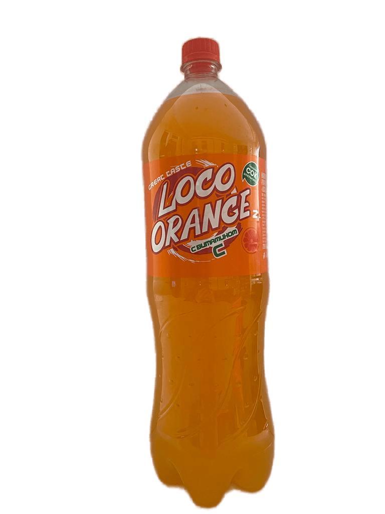 Напиток газированный Loco оранж апельсин, 2 л., ПЭТ