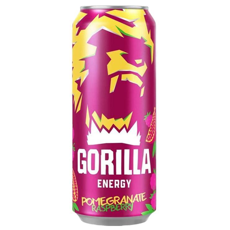 Напиток энергетический Gorilla гранат малина 500 мл., ж/б