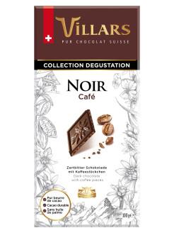Шоколад VILLARS тёмный с хрустящей кофейной крошкой 100 гр., картон