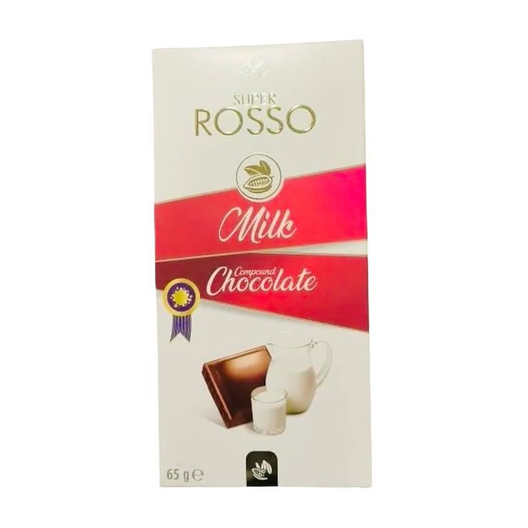 Шоколад ROSSO молочный 65 гр., картон