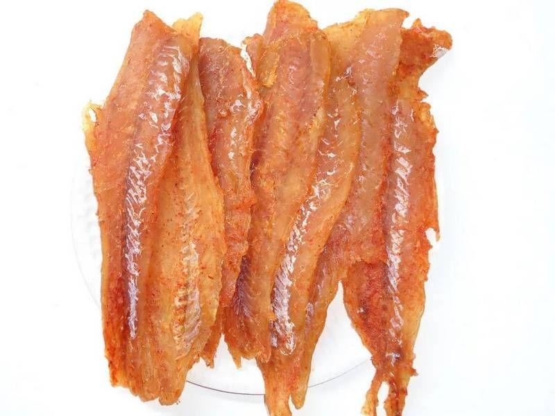 Филе спинки Астраханкина рыбка Янтарное сушеное с перцем 1 кг., пакет