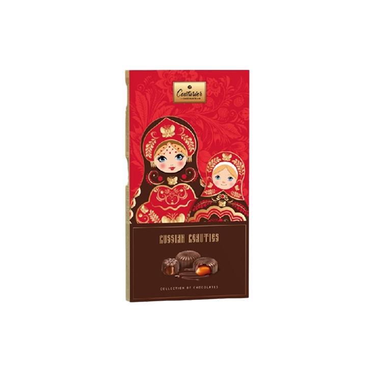 Конфеты Couturier русские красавицы шоколадные ассорти 130 гр., картон