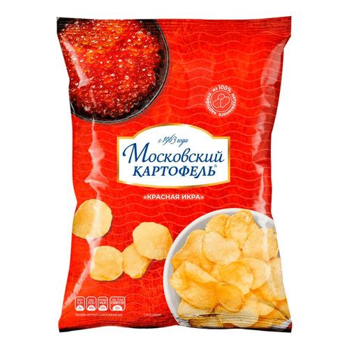 Чипсы Московский картофель Красная икра 120 гр., флоу-пак