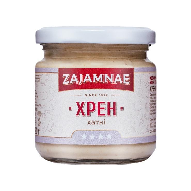 Хрен ZAJAMNAE Хатнi столовый классический 190 гр., стекло