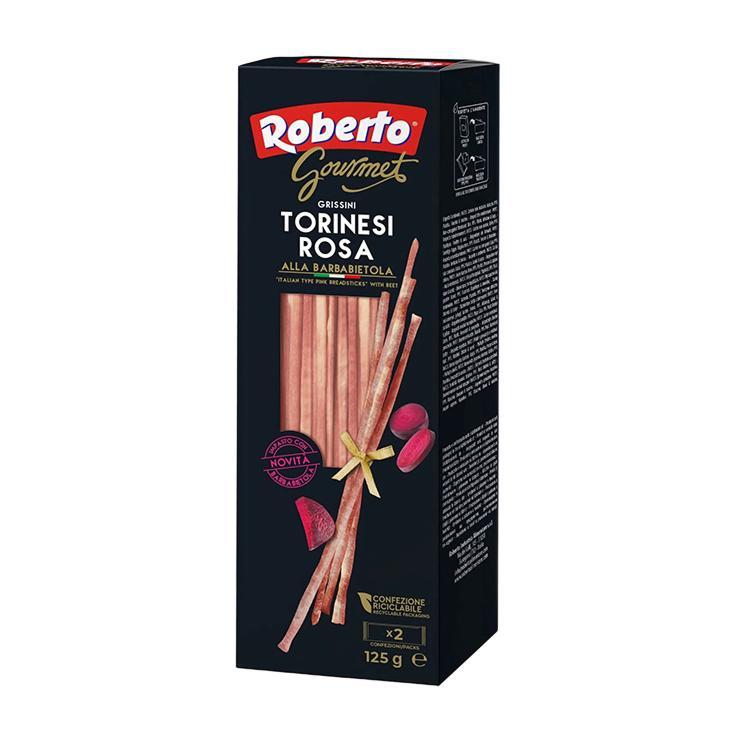 Палочки хлебные Roberto Гриссини Торинези свекла 125 гр., картон