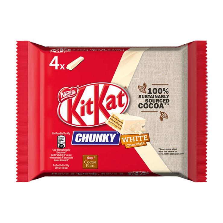 Батончик KitKat chunky white 160 гр., флоу-пак