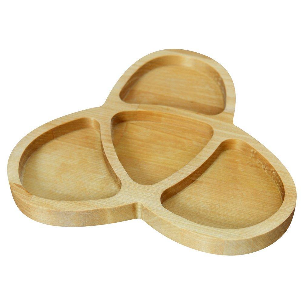 Менажница Мультидом молекула 4 секции 18,5х19,5х1,8 см., пакет