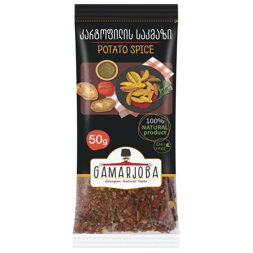 Приправа Gamarjoba для картофеля 50 гр., флоу-пак