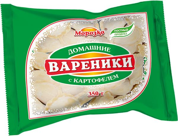 Вареники Морозко Домашние с картофелем, 350 гр., флоу-пак