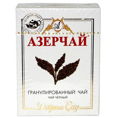 Чай Азерчай черный гранулированный 100 гр., картон