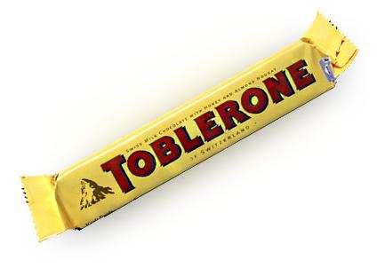 Шоколад Toblerone молочный 35 гр., флоу-пак