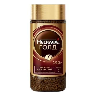 Кофе Нескафе голд 190 гр., стекло