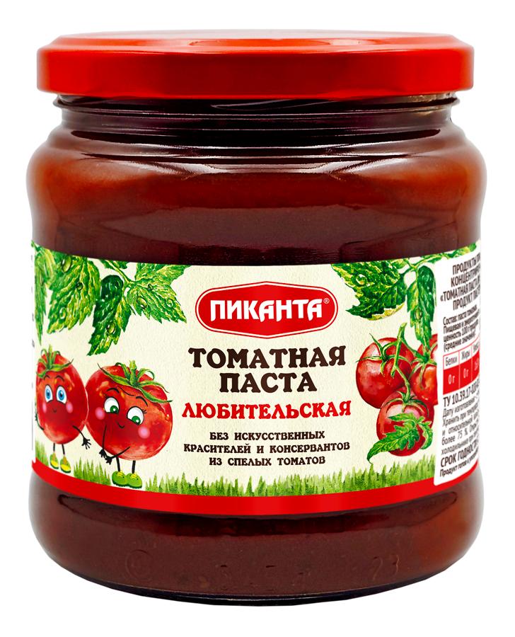 Паста томатная Пиканта Любительская 490 гр., стекло