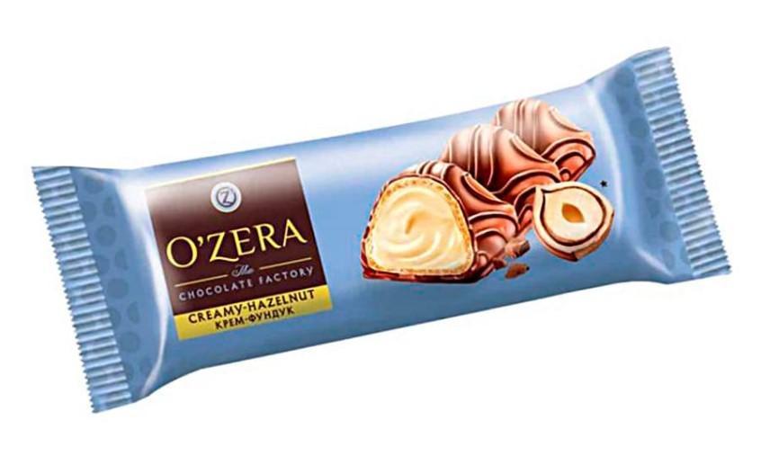 Вафельный батончик O'Zera creamy-hazelnut крем-фундук 23 гр., флоу-пак