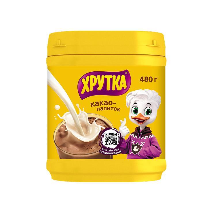 Какао-напиток Хрутка быстрорастворимый 480 гр., пластик
