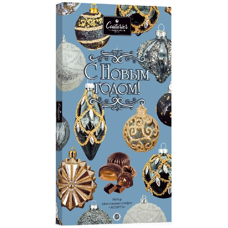 Конфеты Couturier шоколадные ассорти 130 гр., картон