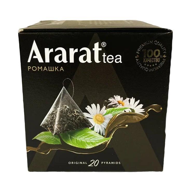Чай Ararat tea зеленый ромашка 20 пакетиков 70 гр., картон