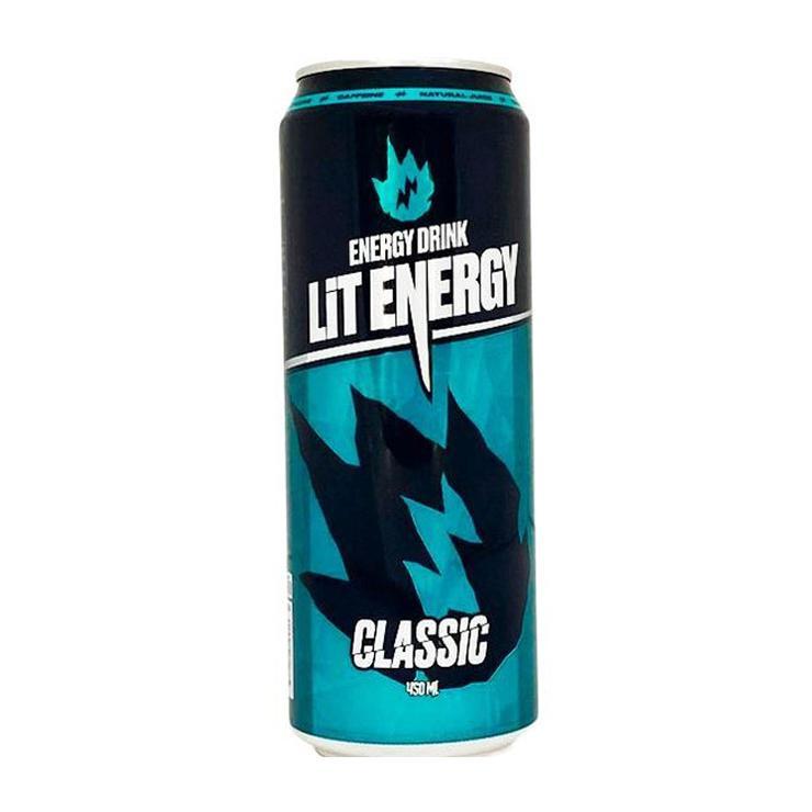 Напиток энергетический Lit Energy клюква и барбарис 450 мл., ж/б