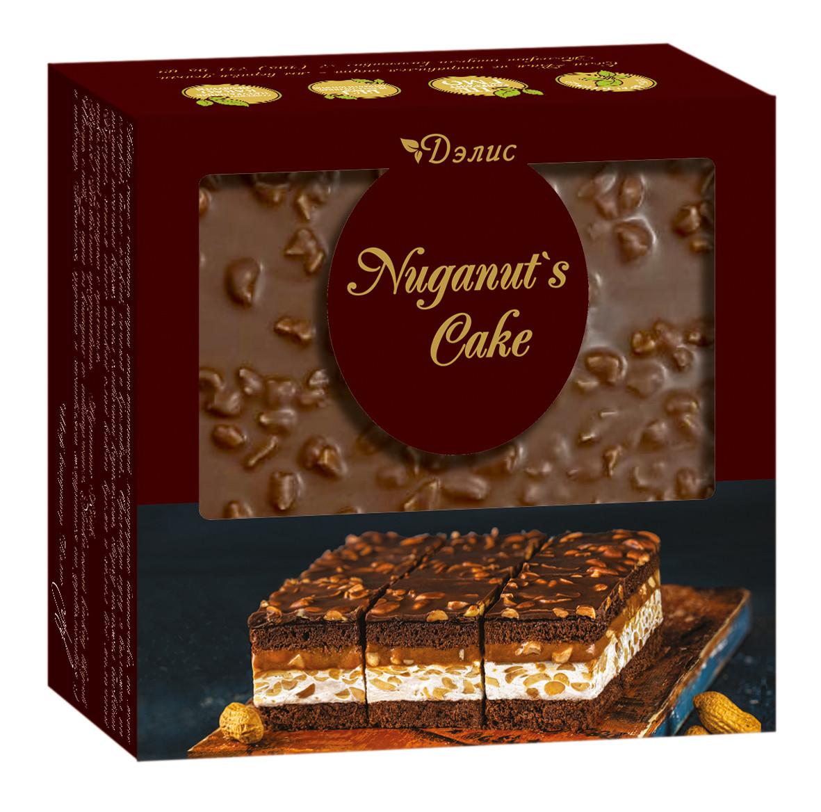 Торт La Creme Нуганатс кейк 600 гр., картон