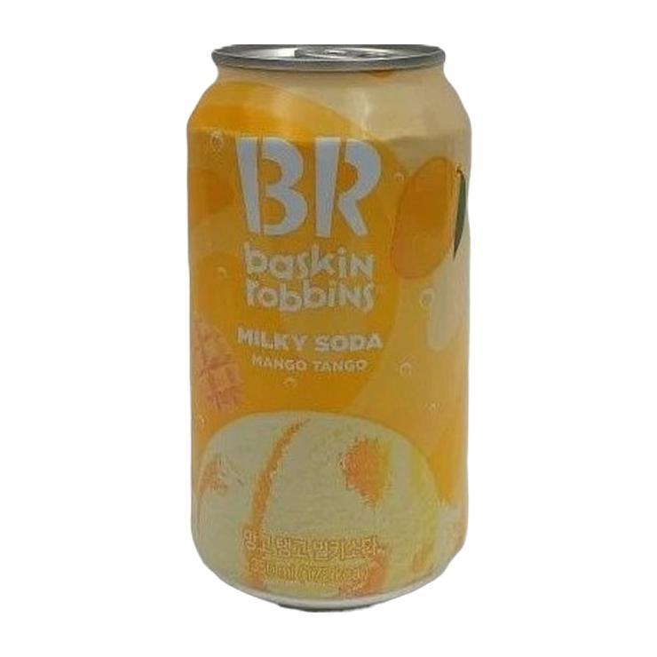 Напиток сильногазированный Baskin Robbins Milky Soda Mango Tango 350 мл., жб